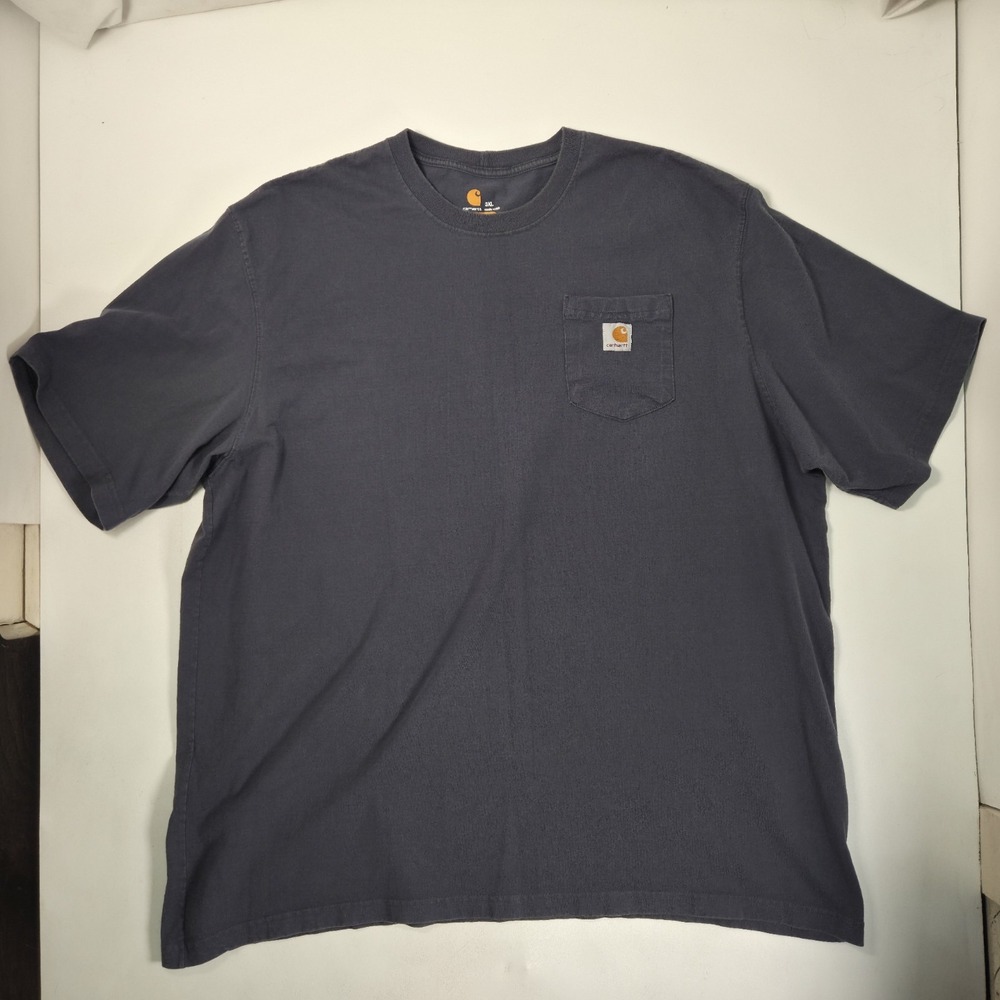 Carhartt Original Fit Pocket T Shirt Mens 3XL Dark Gray Short Sleeve Workwear